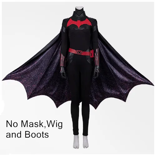 No mask and boots NewTv костюм Бэтмена, косплей Хэллоуин супергерой Бэтмен обезьяна Kate Сексуальный Комбинезон Маска парик сапоги на заказ - Цвет: No mask and boots