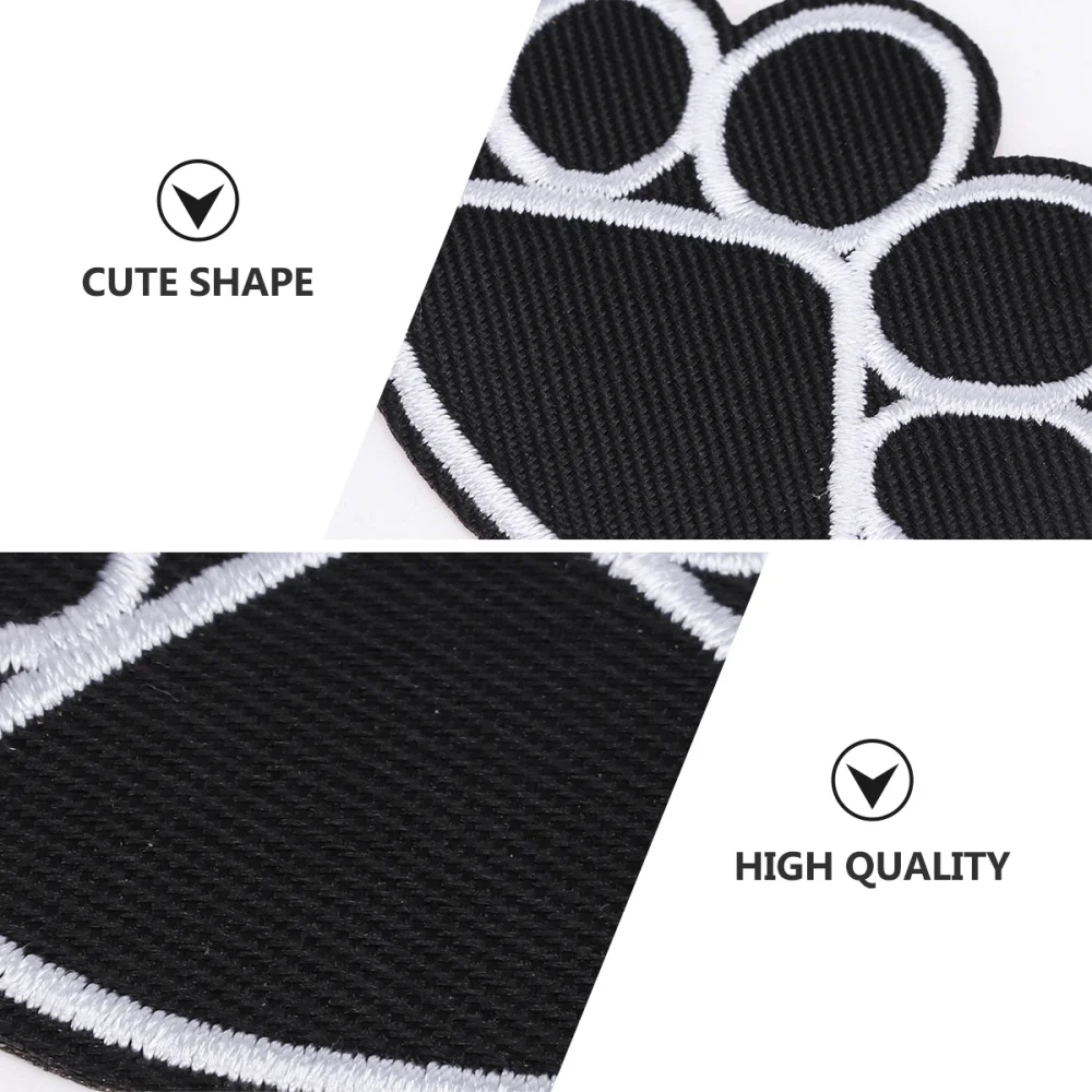 

20pcs Embroidery Dog Paw Patches Sewing Cloth Stickers Garment Accessories