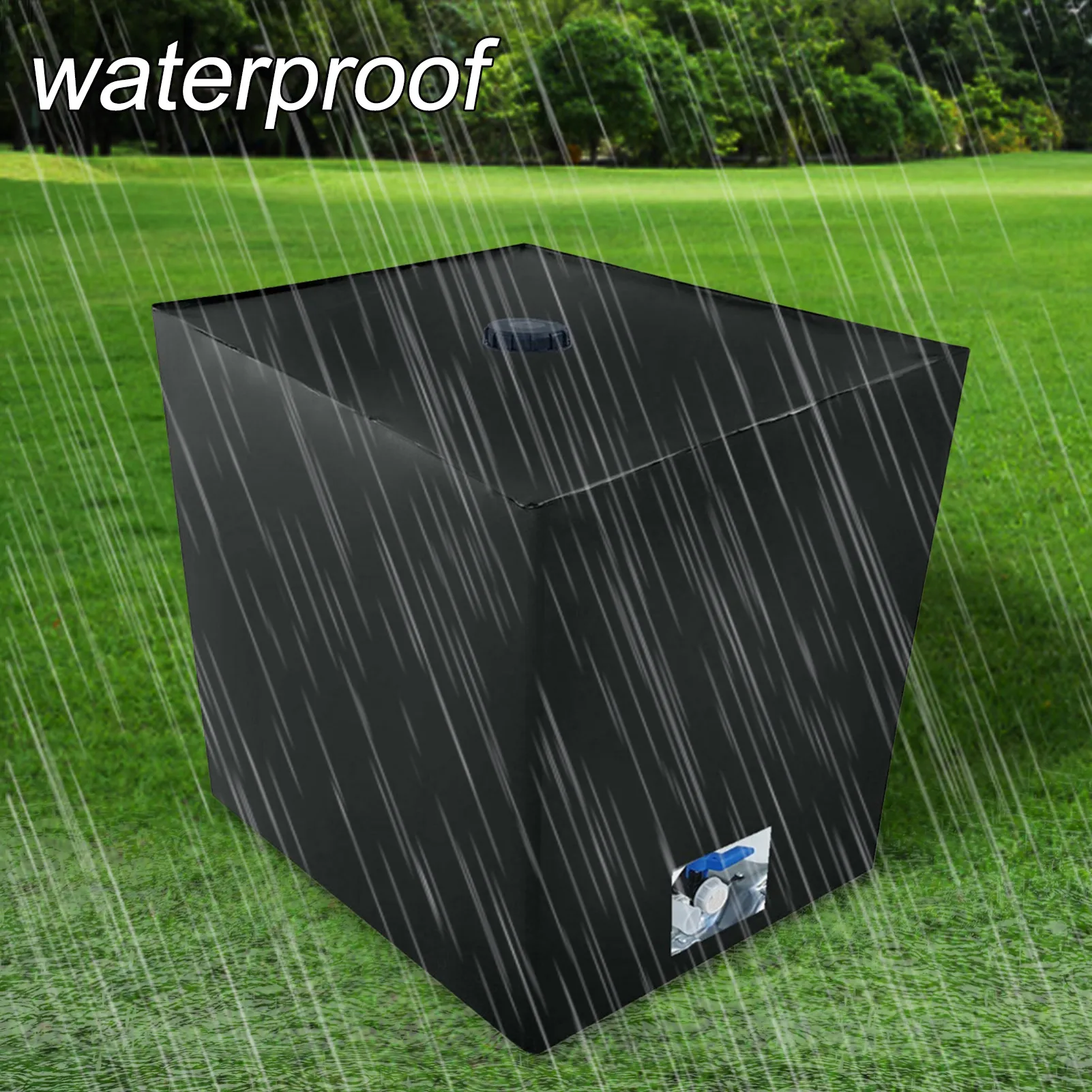

IBC Water Tank Protective Cover 1000 Liters Oxford Cloth Outdoor Waterproof And Dustproof Cover Sunscreen Containe Outdoor UV