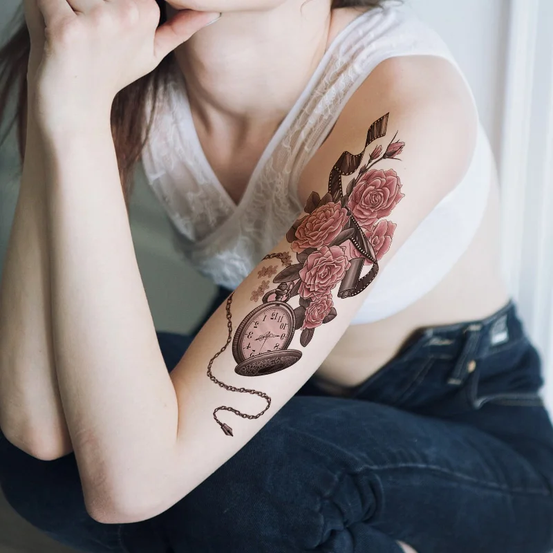 Временная татуировка-наклейка в стиле панк для мужчин и женщин | Красота здоровье