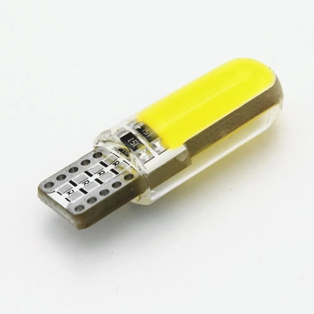 

Silicone LED Car Interior Light 12V T10 W5W Wedge Side Parking Lamp Clearance Light COB LED Auto Reading Bulb Signal Lamp