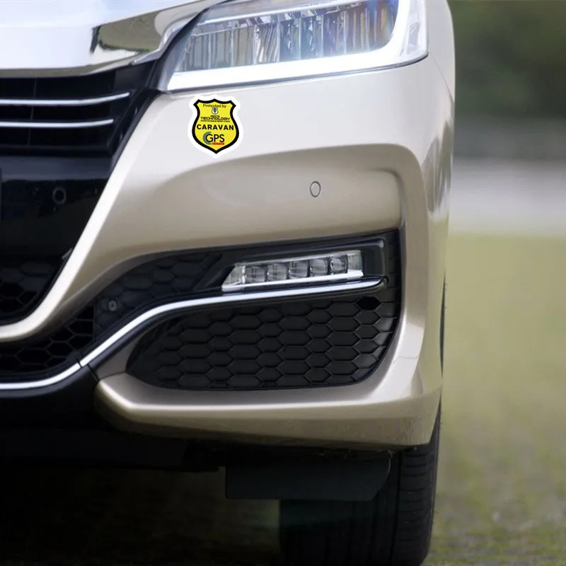 Интересный желтый защищенный технологией автомобильная наклейка с GPS аксессуары