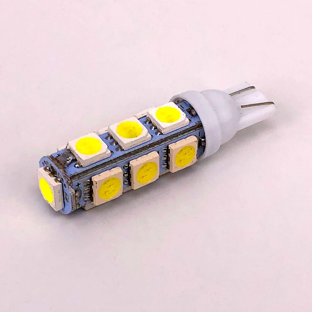100 X T10 192 W5W 13 SMD 5050 led Автомобильный светильник для чтения двери автомобильный