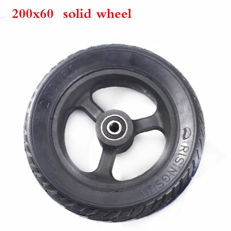 Электрический скутер автомобиля вакуумные шины колеса для 8 дюймов 200X60 твердые