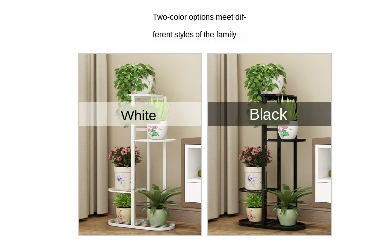 Металлическая Напольная полка для цветов многослойная железная выращивания