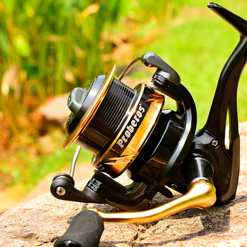 

PRO BEROS Spinning Reel 2000-5000 Series All Metal Spool Fishing Reel 5.0:1 High Speed 11+1BB Saltwater Reel Fishing Tackle