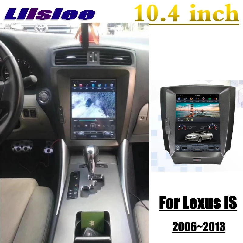 Для Lexus IS 250 300 350 2005 ~ 2013 для Toyota Altezza NAVI LiisLee Автомобильный мультимедийный большой