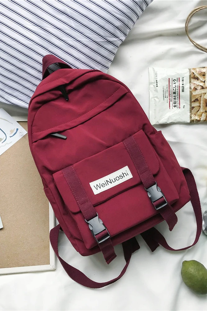 Новый женский рюкзак мода Harajuku стиль нейлоновая ткань вместительные для отдыха