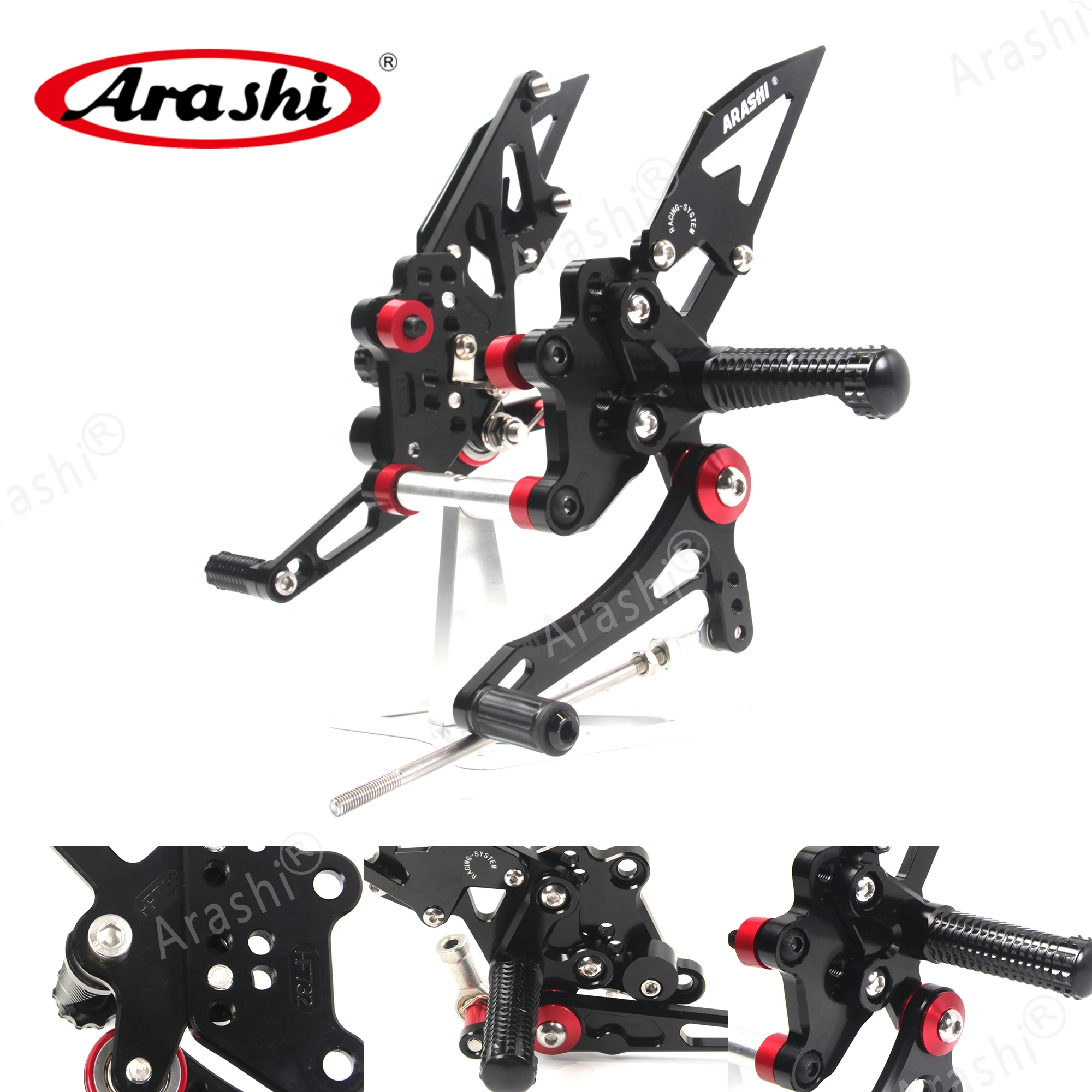 Подставка для ног Arashi EX300 EX300A 2013 2017 KAWASAKI EX 300 Задние подножки 2014 2015 2016 SE ABS