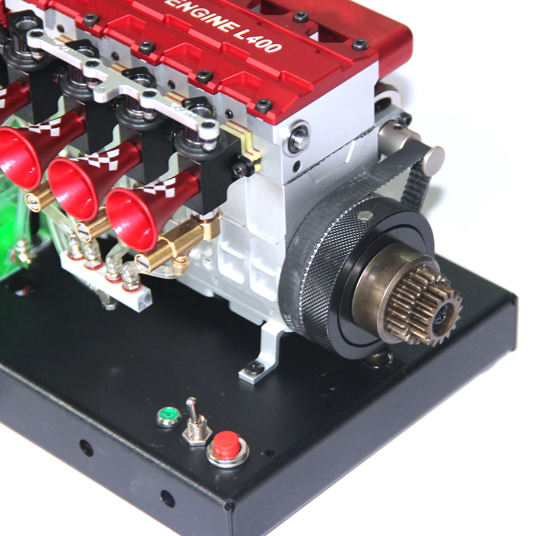 

Double Gear Clutch Assembly RC Model Ship Upgrade Parts For TOYAN FS-L400 Inline 4-Stroke Water-Cooled Nitro Engine Model