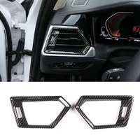 for bmw 3 series g20 g28 2019 2020 carbon fiber side air conditioning vent outlet cover trim sticker