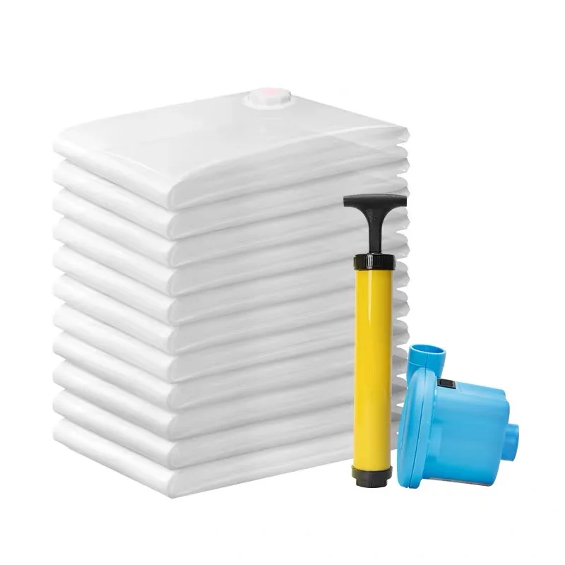 Вакуумные сумки для одежды прозрачная сумка хранения органайзер пакет Sac De Rangement