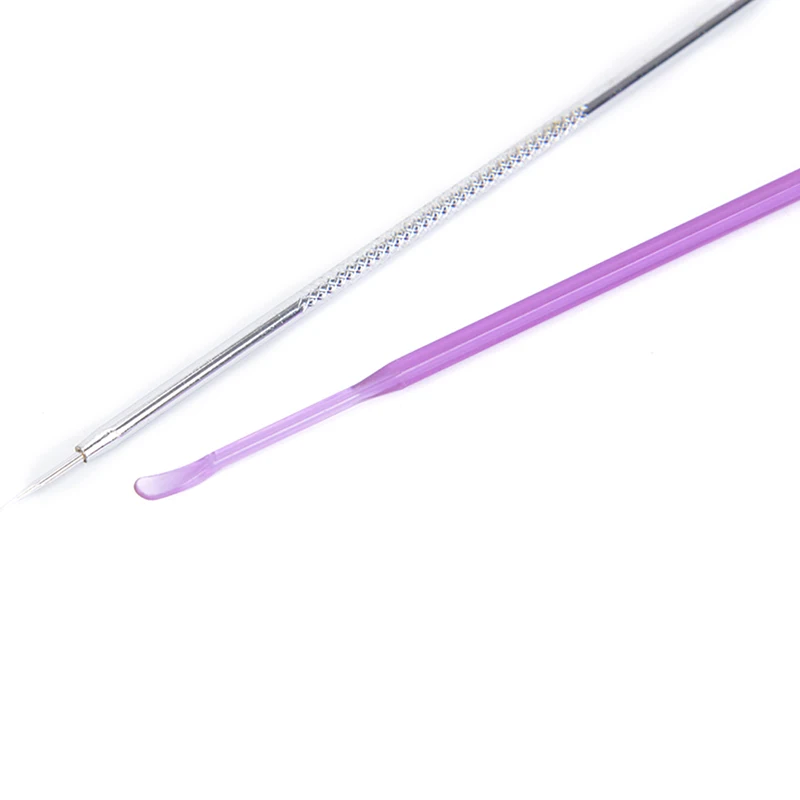 

2PCS/1PCS Stainless Black Head Pimples Acne Needle & Ear Spoon Face Care Blackhead Comedone Acne Extractor Remover