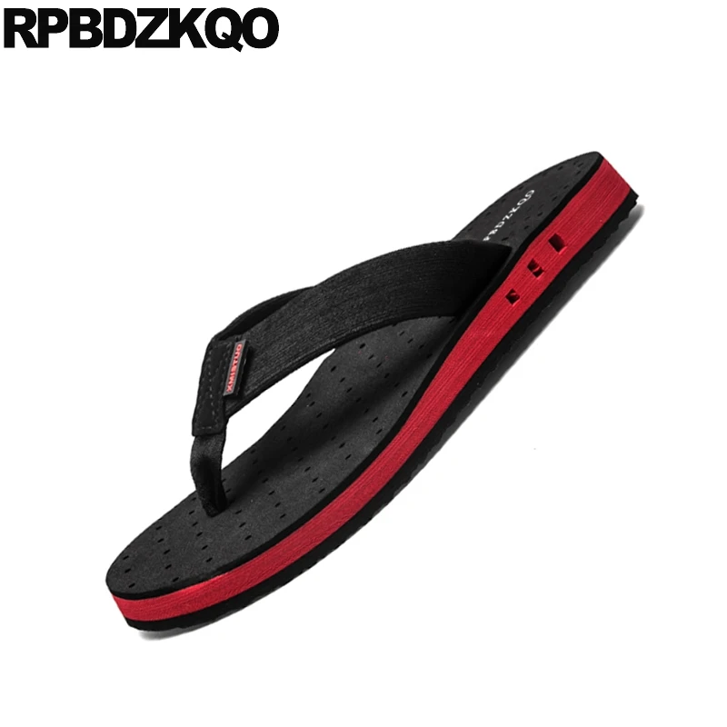 Шлепанцы мужские без застежки дизайнерские пляжные сандалии открытый носок