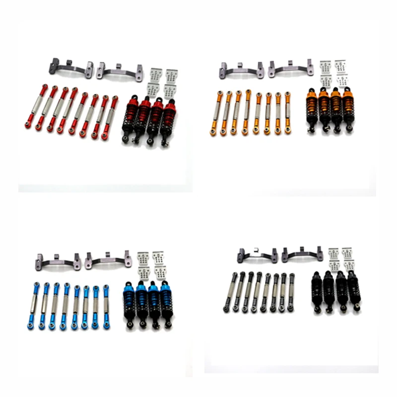 

Обновленная металлическая тяга, тяга, основание тяги, амортизатор для WPL B14 B24 C14 C24 C34 1/16, запасные части для радиоуправляемых автомобилей