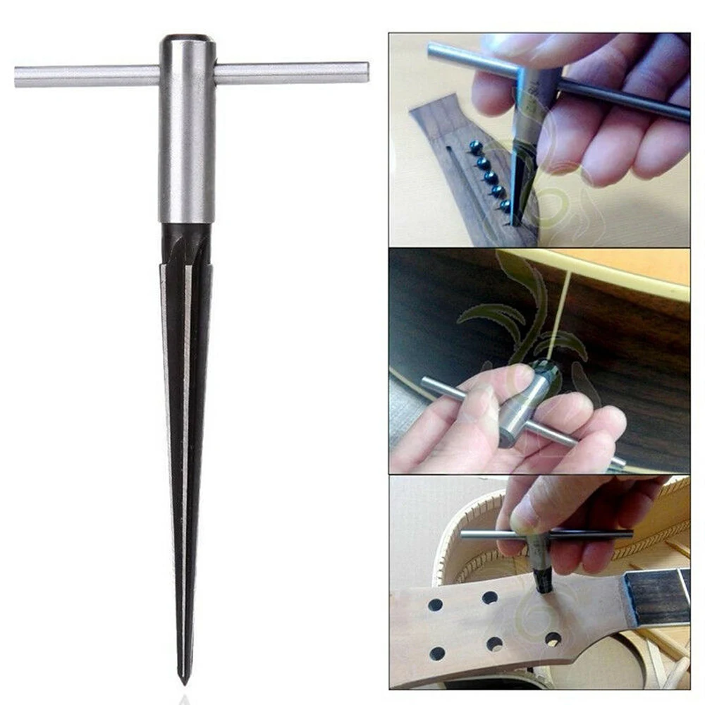 Guitar Pickup Installation Hole Drill Tool Wood Electric String Knob Taper Tail Nail Drilling Tools | Спорт и развлечения