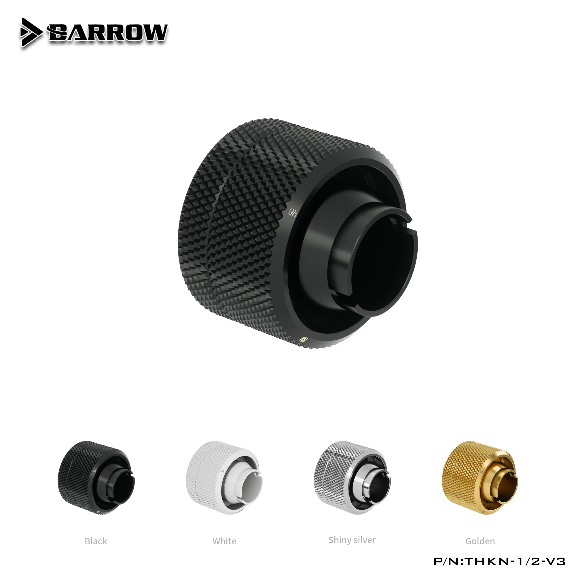 

BARROW Fitting use for Inside Diameter 12.7mm + Outside Diameter 19.95mm Soft Pipes 1/2''ID Soft Tube G1/4'' Hose Fittings