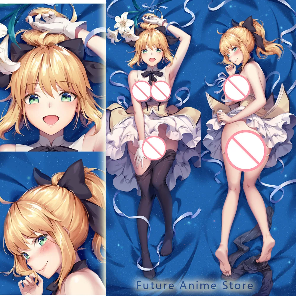 

Подушка для тела с двусторонним принтом Dakimakura Altria Pendragon Fate Stay Night FGO Saber Anime