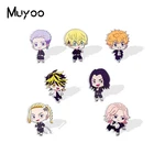 Новинка 2021, эпоксидные акриловые булавки для одежды в стиле аниме Токио, Мстители, мангиро Кен такичи, Хината, атсуши, ручная работа, эпоксидные булавки для лацканов