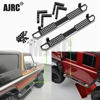 ajrc 2 piece aluminum side metal cleat pedal for trax trx 4 trx4 defender bronco 110 scale rc crawler upgraded parts