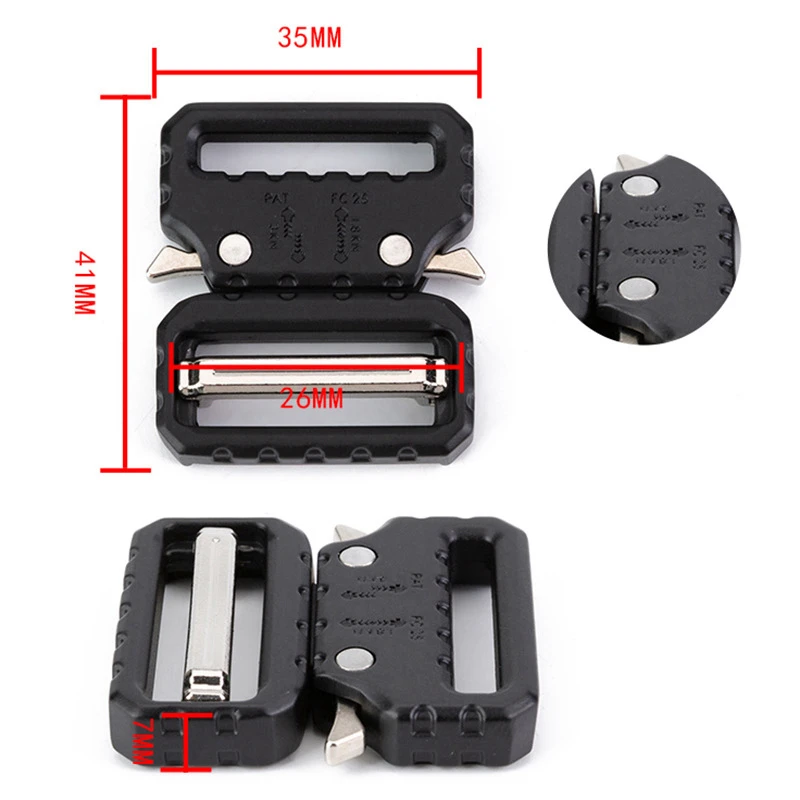Belt For Men width 1 Inch 25mm Army Military Tactical belts Quick Release Buckle Metal Outdoor Training fit for 26-46 Waist |