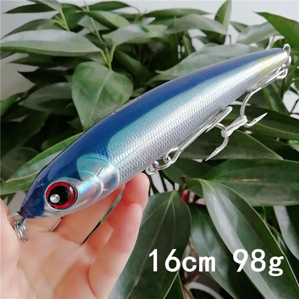 127 9062 16cm Noeby 1 шт. 14 см/70 г 16 см/98 г 18 см/145 г переменная Тонущая Vib приманка-карандаш приманка для рыбалки карандаш Хорошие рыболовные снасти воблеры - Цвет: 127 9062 16cm