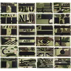 Мультикам Флаг Франция Испания Америка Израиль Италия L Бразилия Великобритания русский Specail IR Инфракрасный светоотражающий шеврон