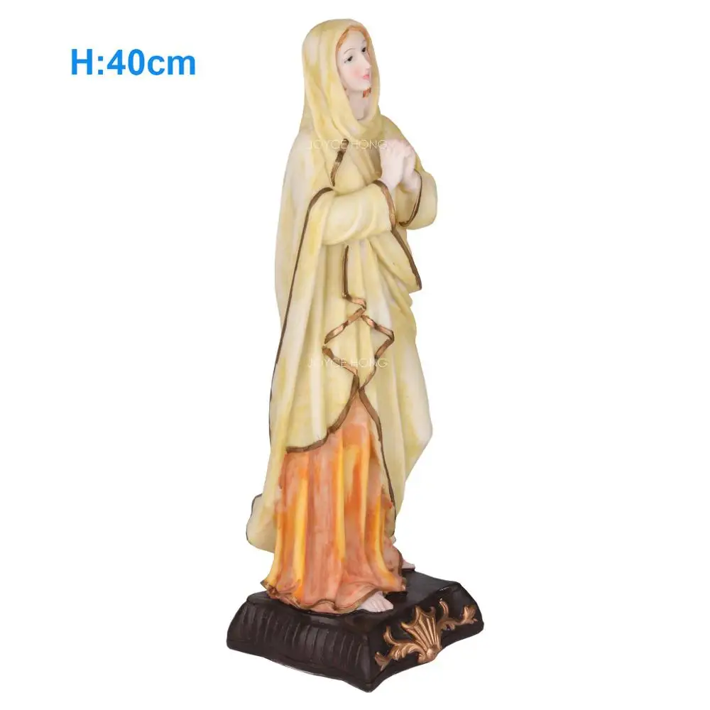 Blessed Статуя Девы Марии из Lourds Рисунок Фигурка Скульптура Иисуса Христа