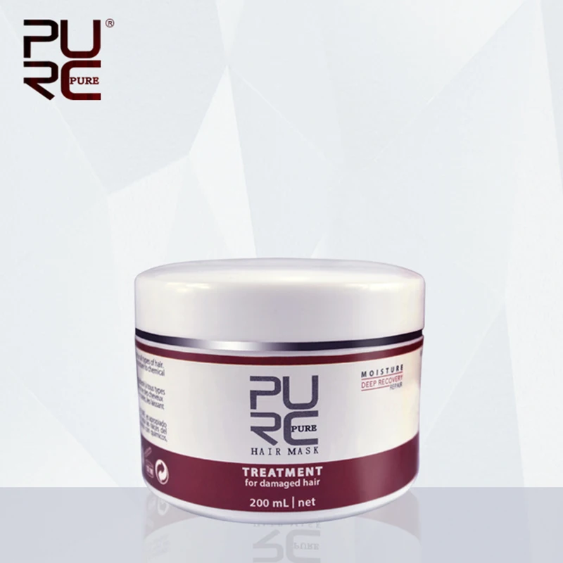 

PURC 200ml Deep Conditioner Restores Dry & Damaged Hair Moisturizing Anti Frizz Hair Mask Hair Masque Restoration Hair Care