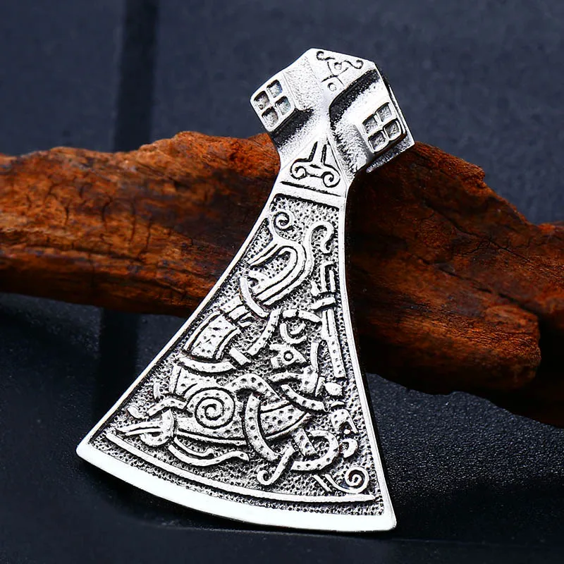 men exquisite Viking Axe Pendant Necklaces Jewellery Goth Male Scandinavian Norse Vintage Women Jewelry | Украшения и аксессуары