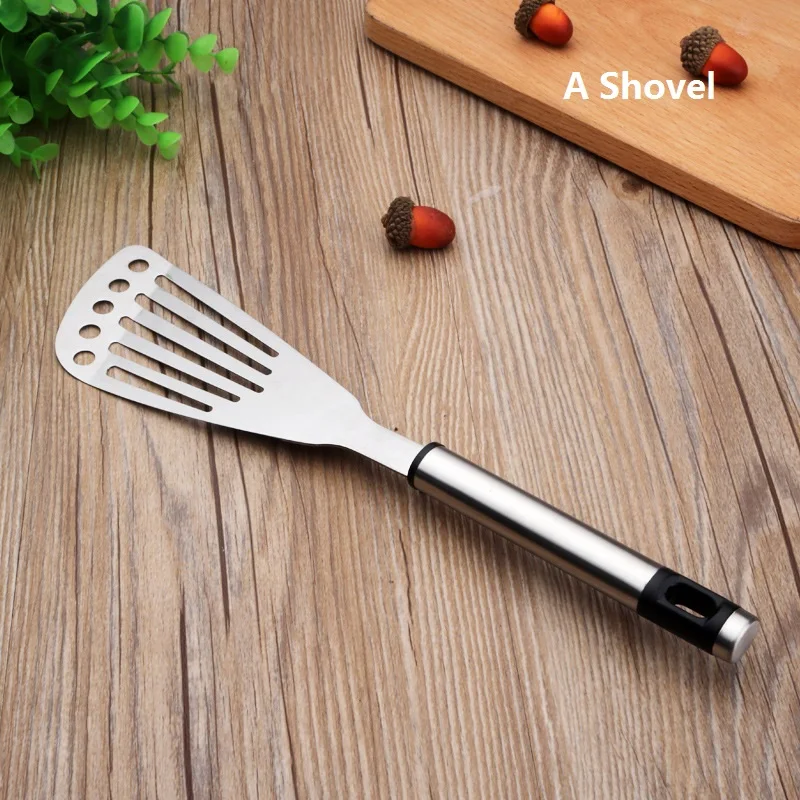 Кухонная утварь из нержавеющей стали инструменты для супа лопатка сковородки
