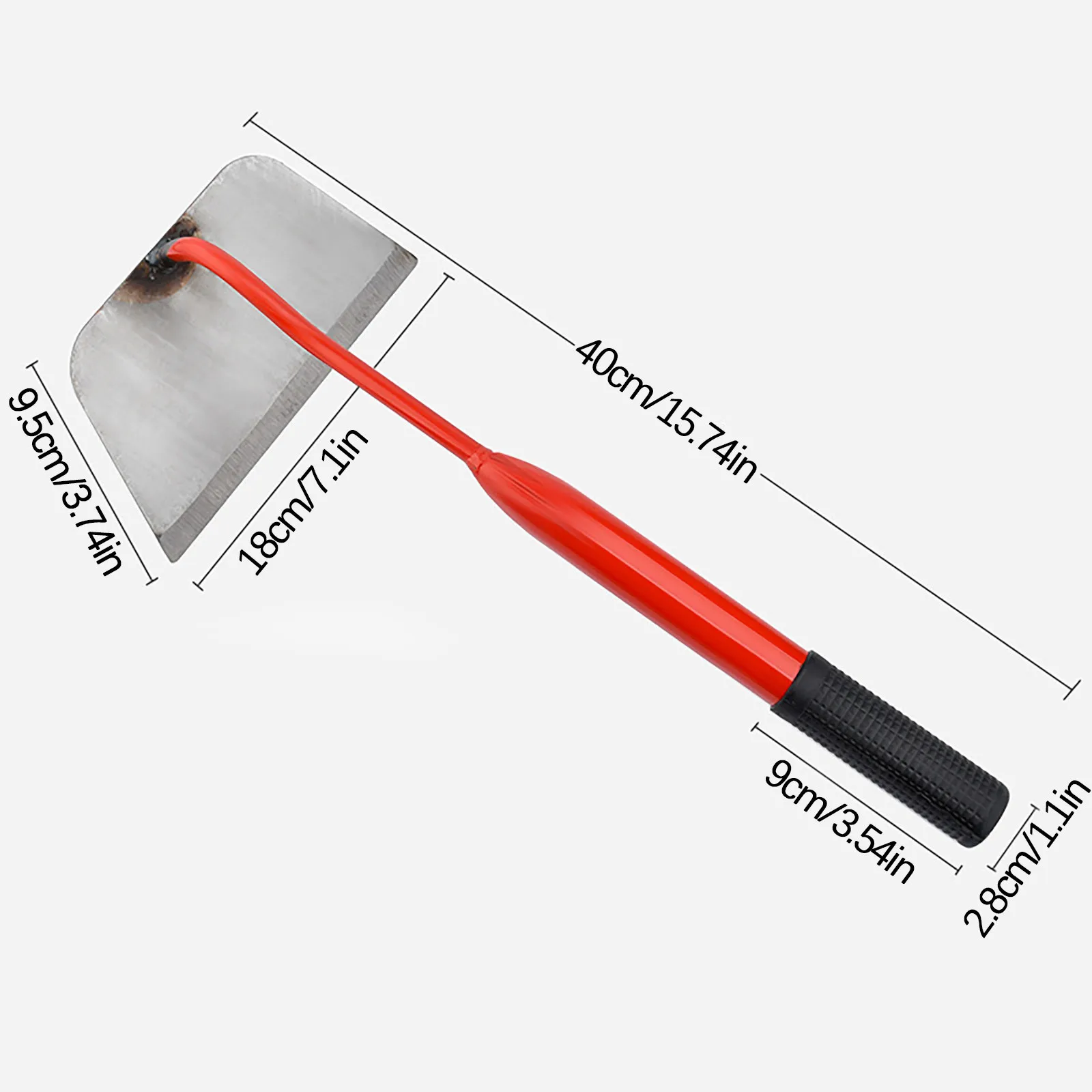 

Gardening Supplies 18cm Hoe Dual-use Gardening Outdoor Farm Tool Gardening Tool Digging So-il Vegetable And Flower Dual-use Hoe