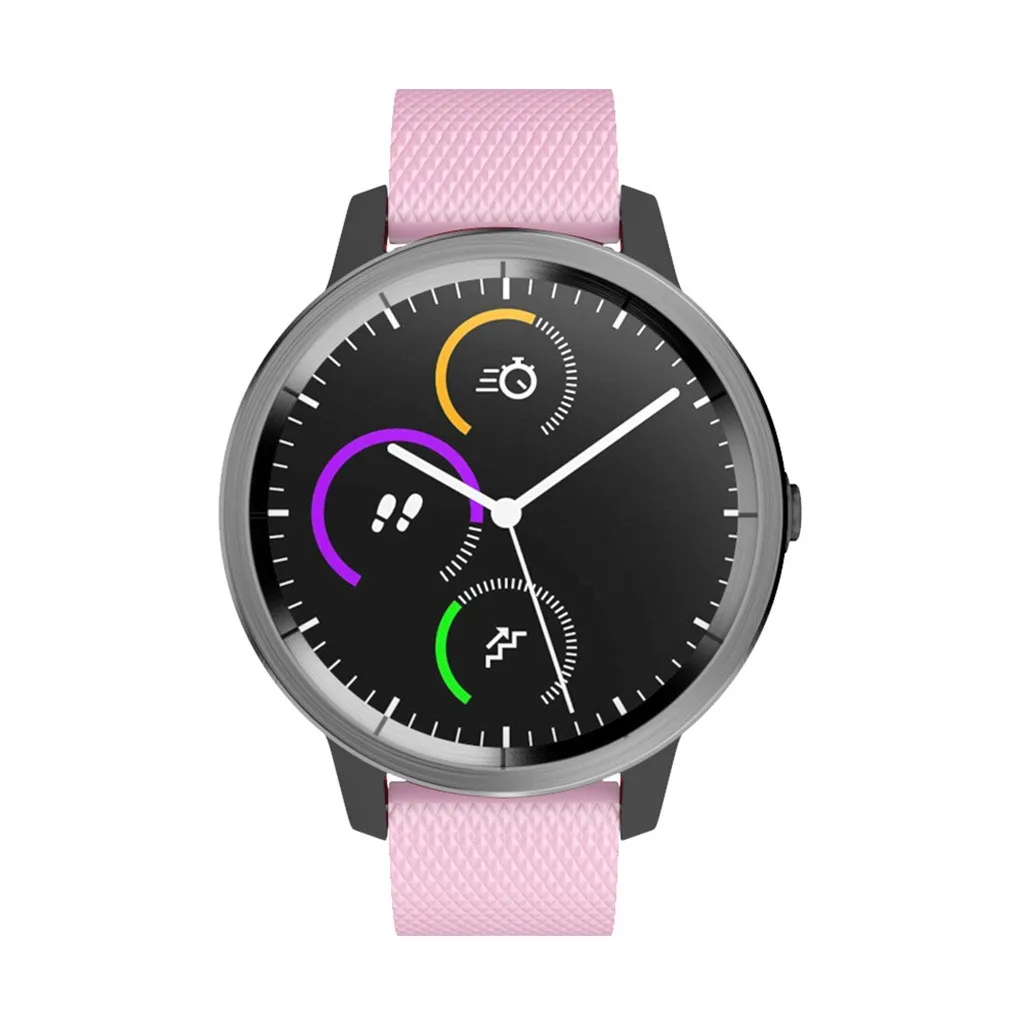 Маленький силиконовый ремешок на запястье для Garmin Vivoactive 3, браслет, Смарт-часы, ремешок для мужчин, Т-образный ремешок для женщин и мужчин, спортивный ремешок для часов, 19Aug