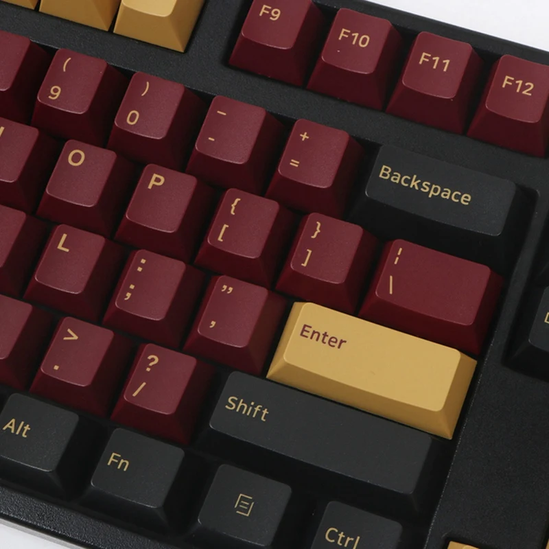 

Suitable for Original High 2-Color Molding Red Samurai Night Running Olivia 2-Color PBT Keycap