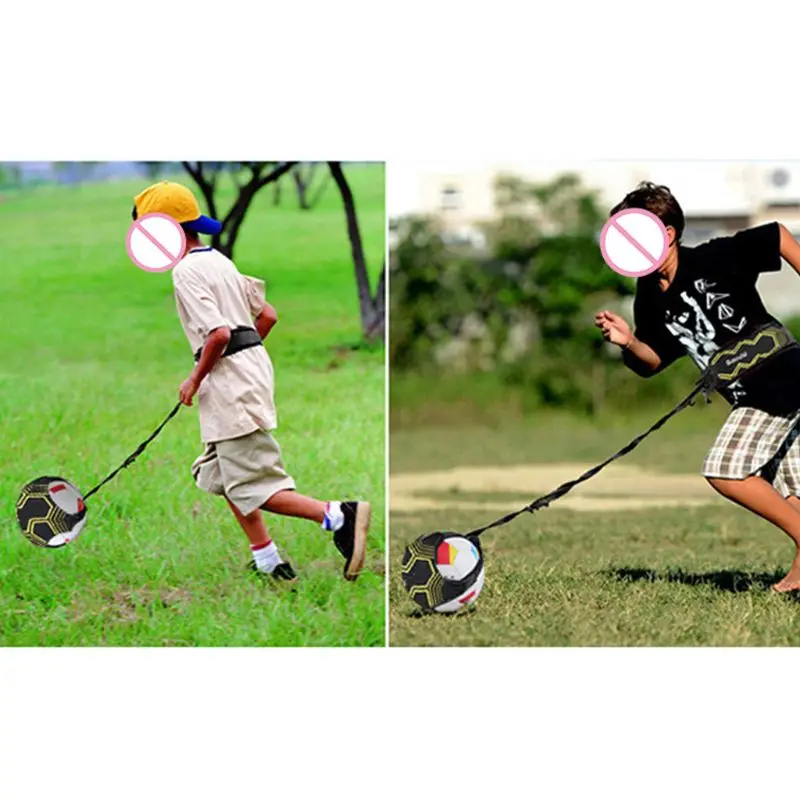 

Kid Soccer Training Elastic Waist Belt Football Kick Throw Solo Practice Parts
