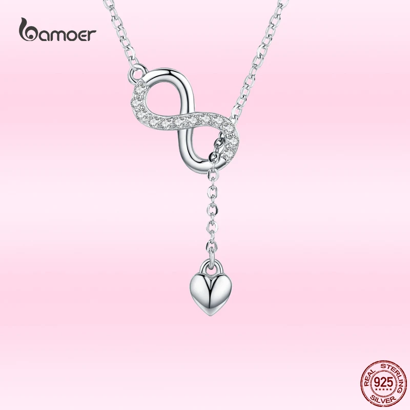 

Цепочка с подвеской из серебра 100% пробы, женская, 925 пробы