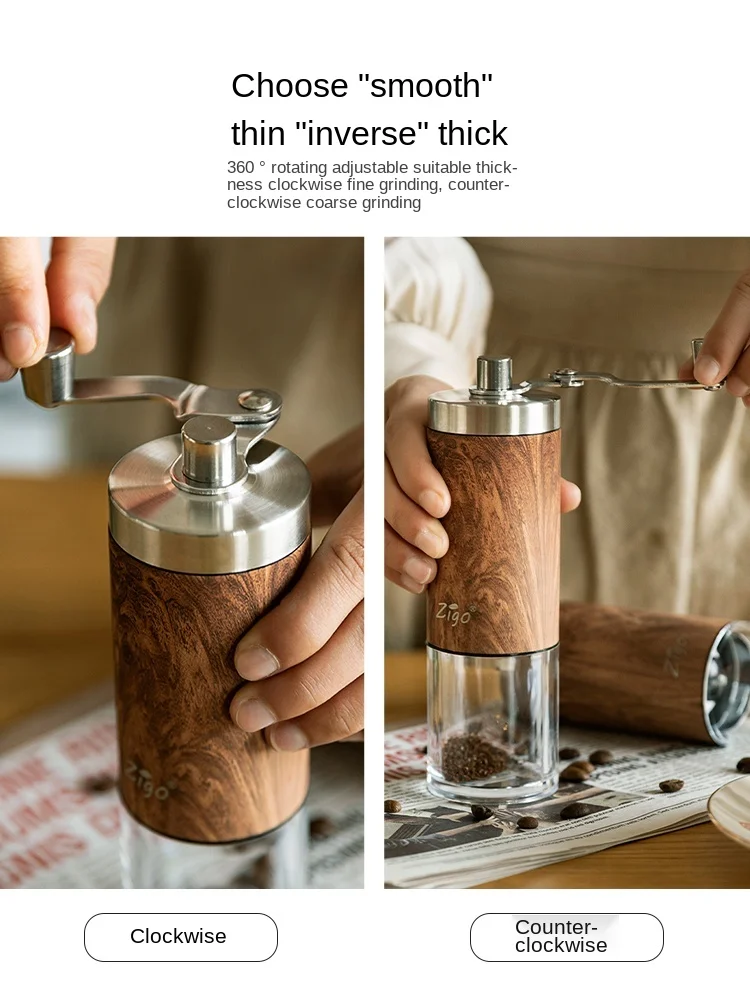 売却 コーヒー豆グラインダー小さなコーヒーマシン研削統合の人の手研削コーヒーマシン手回し