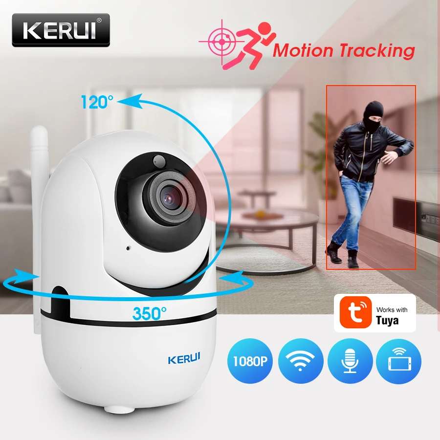 Камера видеонаблюдения KERUI Беспроводная мини камера безопасности для помещения