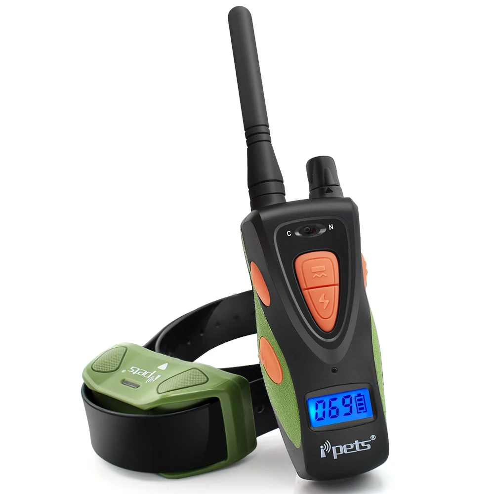 Перезаряжаемый и водонепроницаемый Удаленный Ошейник для дрессировки собак Ipets