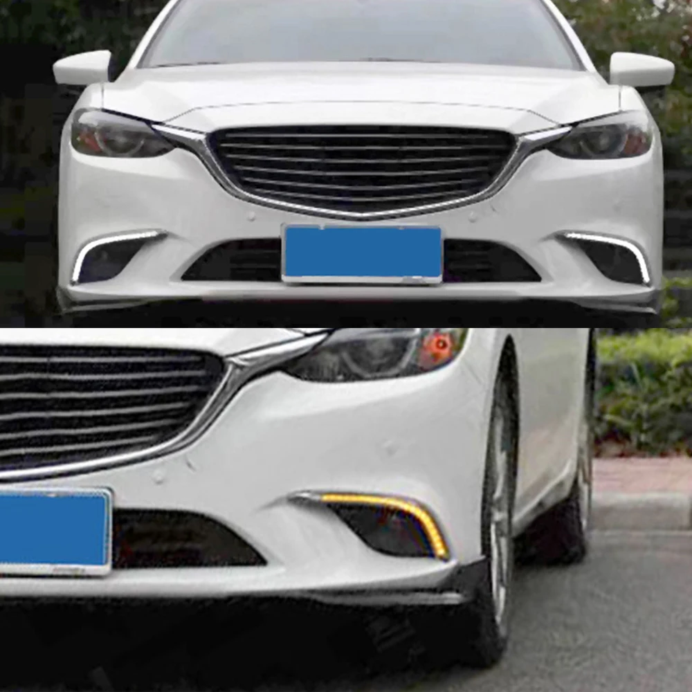 Автомобильная проблесковая 1 пара для Mazda 6 Mazda6 Atenza 2016 2017 2018 светодиодный DRL
