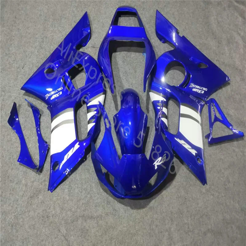 

Motorcycle Fairing for YAMAHA YZF600 R6 98 02 Fairing Kits Fairings YZFR6 1998 - 2002 blue white Bodywork Fairing