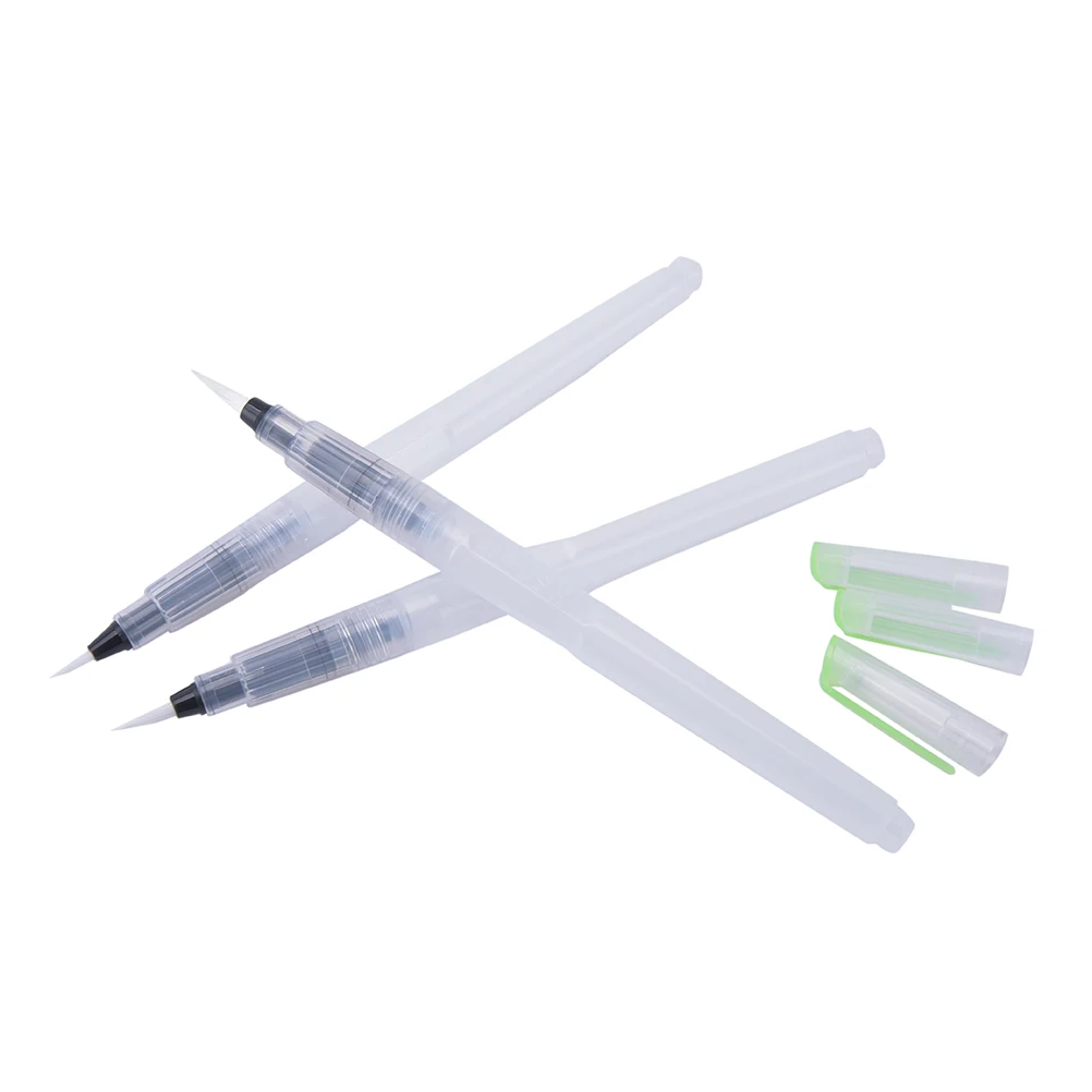

3pcs x Water Brush Pen Pilot Ink Pen for Water Brush Watercolor Calligraphy Painting Illustration Pen Office Stationery Tool