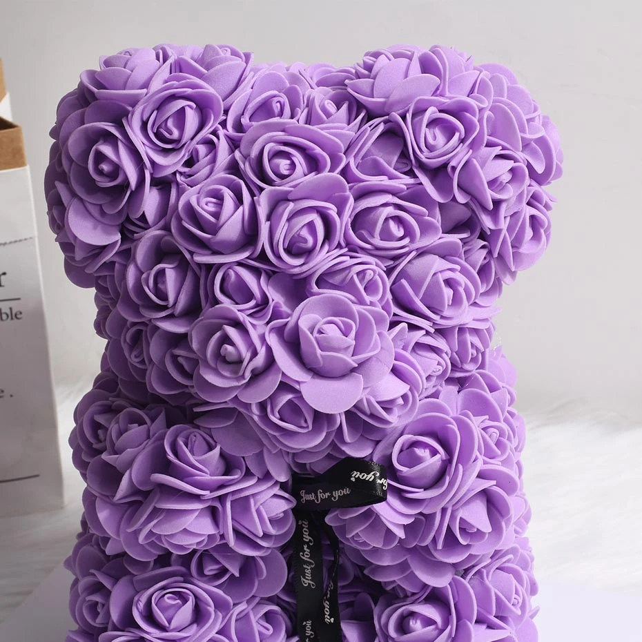 Сделай сам 25 см ремень в виде медведя искусственная коробка розовый цветочный