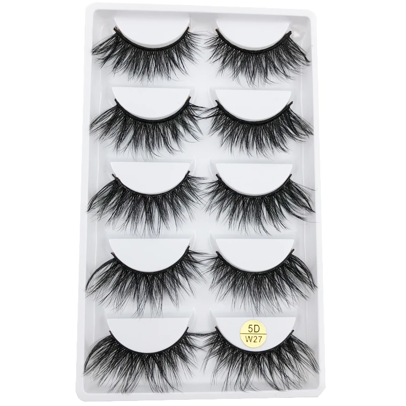 

Флэш-память для лучшего качества 5D-W27 ресницы поставки, партия из 5 пар 5d норки ручной работы натуральные накладные ресницы