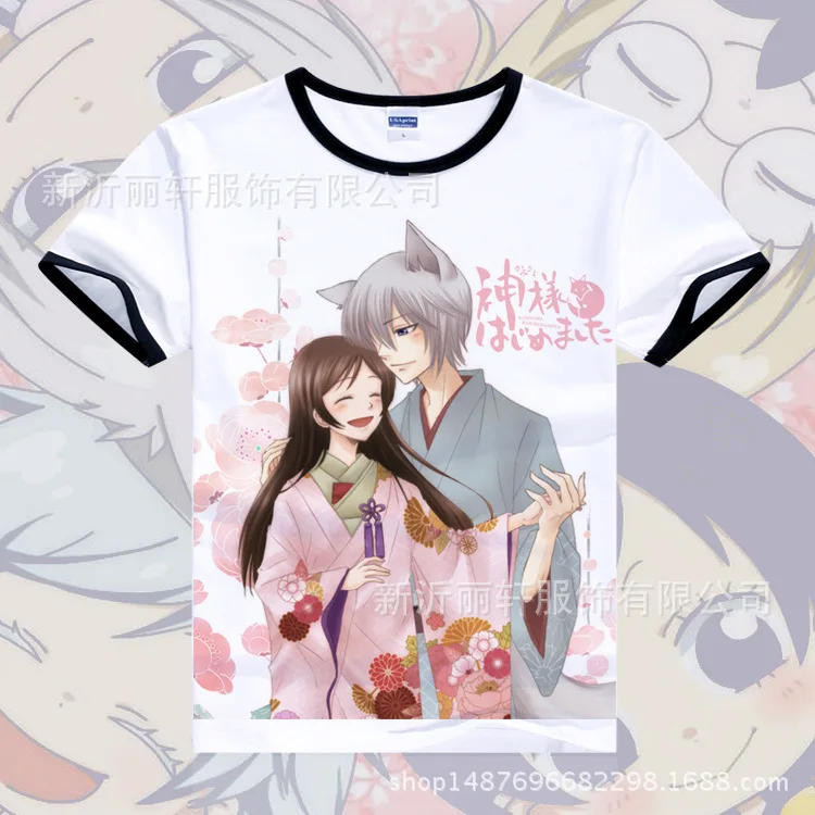 Футболка для косплея японского аниме Kamisama Love камисама Кисс Томоэ mi zu ki летняя