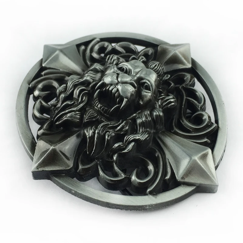 Классический Латунный ремень с пряжкой в виде животного и металлическими