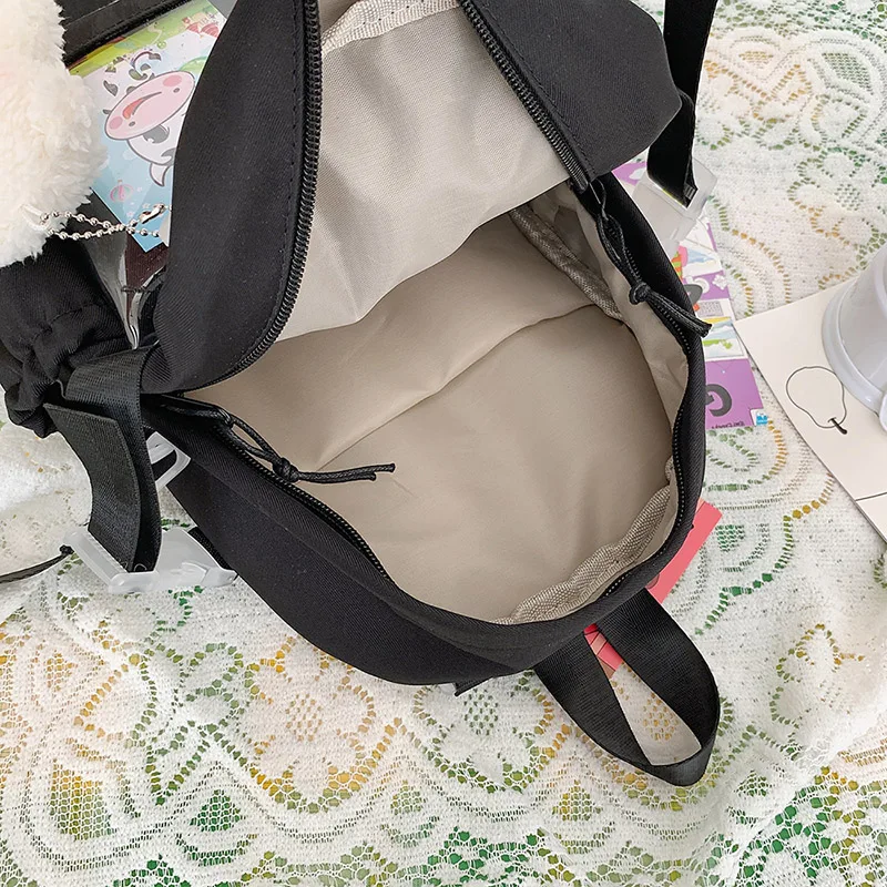 

EnoPella Fashion Backpack Women Mini Kawaii For Teenage Girls Shoulder Bag Multi-Function Small Ladies Travle Schoolbag Bagpack