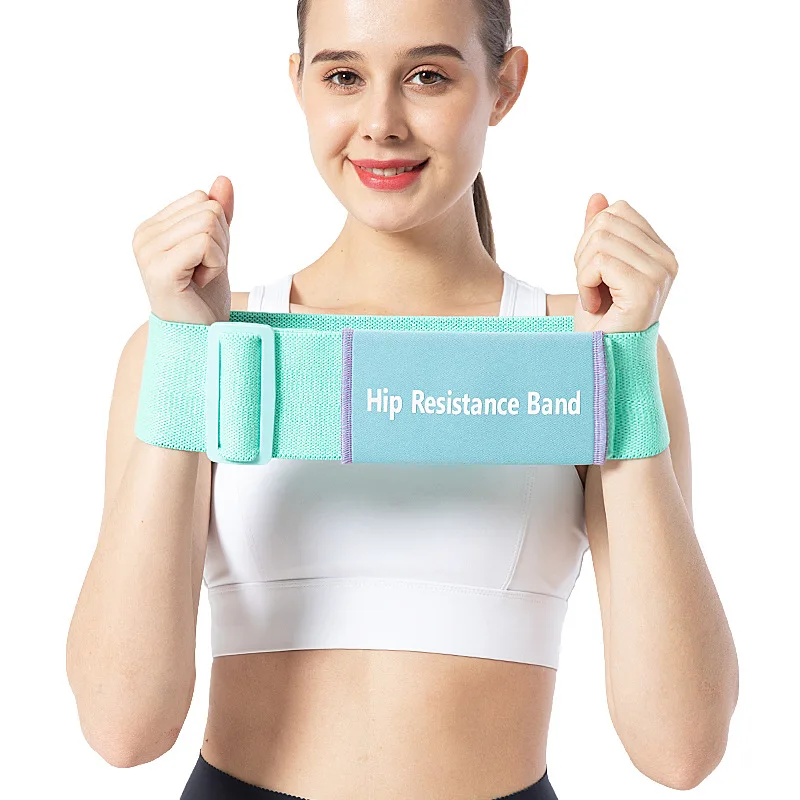 

Adjustable Hip Resistance Belt Polyester Latex Hip Strap Fitness Deep Squat Beauty Ring Yoga Elastic Bands Bodybuilding for Home