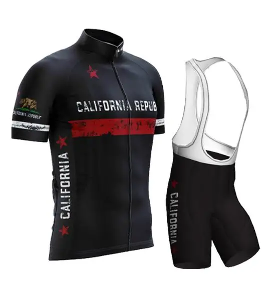 2021 Калифорнийская Республика Команда pro Велосипеды Джерси набор гелевая Подушка