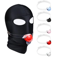 women silicone pacifier open mouth gag adult bondage restraint sex role play toy